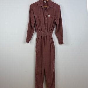 Lucy & Yak Jumpsuit Womens XS Dusty Rose Organic Cotton Corduroy Eddie Comfy